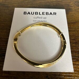 BaubleBar Gold Cuff Bracelet